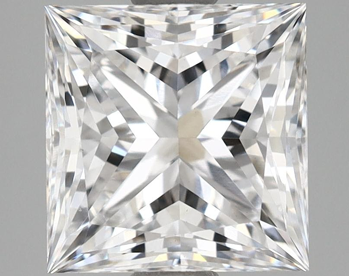 1.68 Carat Princess Shaped Ideal Cut VS1 IGI Certified Lab Grown Diamond