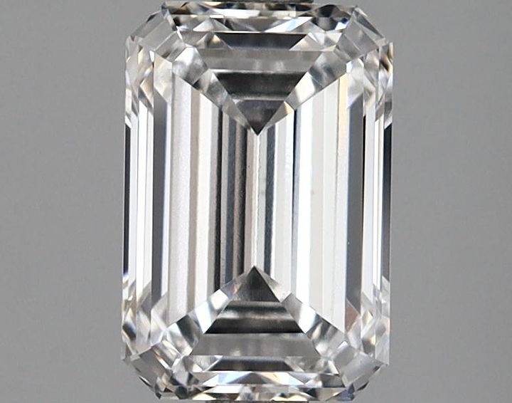 1.69 Carat Emerald Shaped Excellent Cut VVS2 IGI Certified Lab Grown Diamond