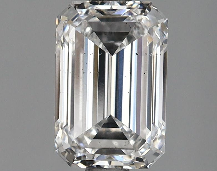 1.69 Carat Emerald Shaped Excellent Cut SI1 IGI Certified Lab Grown Diamond