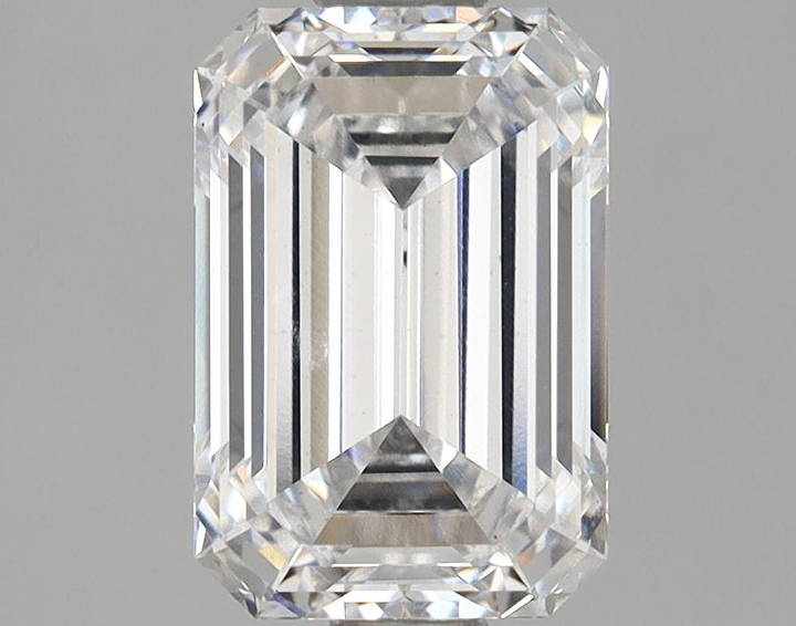 1.69 Carat Emerald Shaped Ideal Cut VS2 IGI Certified Lab Grown Diamond