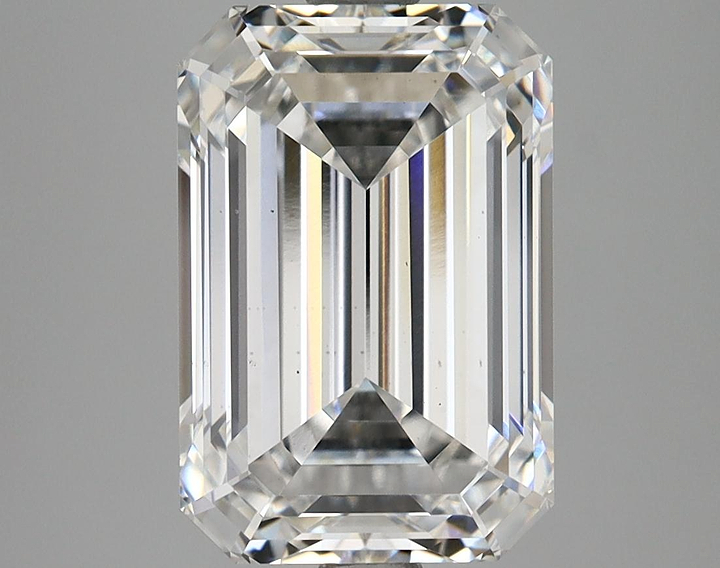 4.74 Carat Emerald Shaped Excellent Cut VS2 IGI Certified Lab Grown Diamond