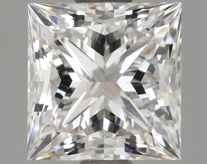 1.59 Carat Princess Shaped Ideal Cut VVS2 IGI Certified Lab Grown Diamond