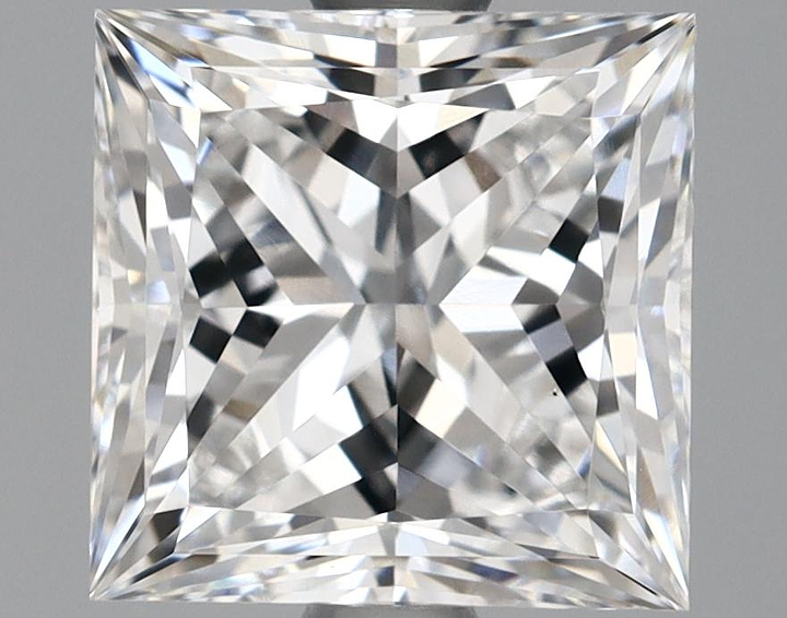 2.18 Carat Princess Shaped Ideal Cut VS1 IGI Certified Lab Grown Diamond