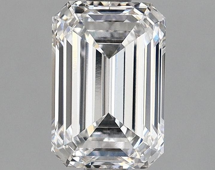 1.43 Carat Emerald Shaped Ideal Cut VVS2 IGI Certified Lab Grown Diamond