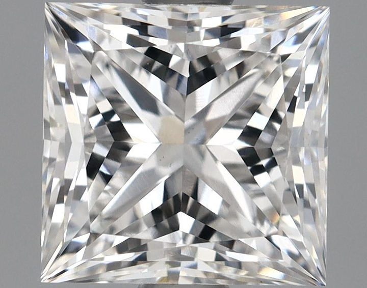 1.69 Carat Princess Shaped Ideal Cut VS1 IGI Certified Lab Grown Diamond