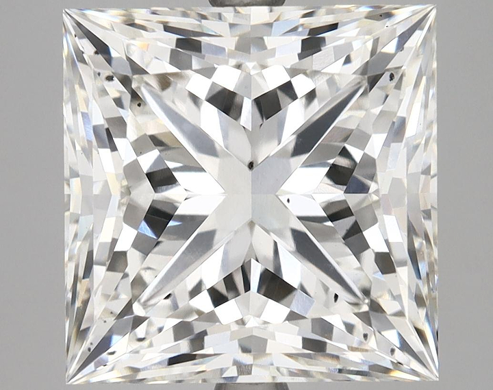 7.8 Carat Princess Shaped Ideal Cut SI1 IGI Certified Lab Grown Diamond