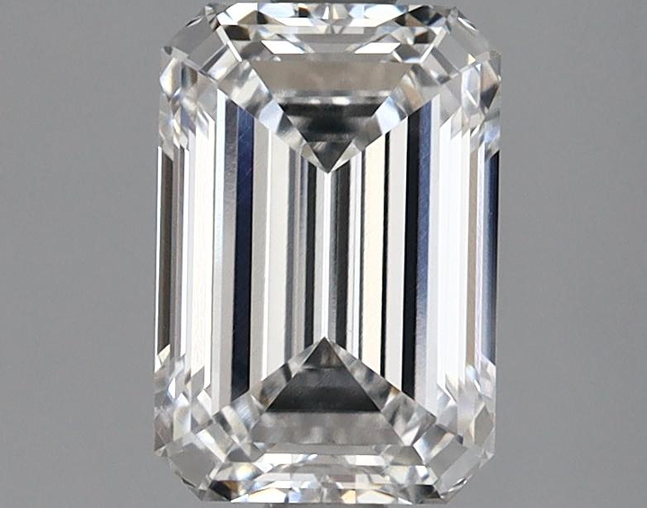 1.68 Carat Emerald Shaped Ideal Cut VVS2 IGI Certified Lab Grown Diamond