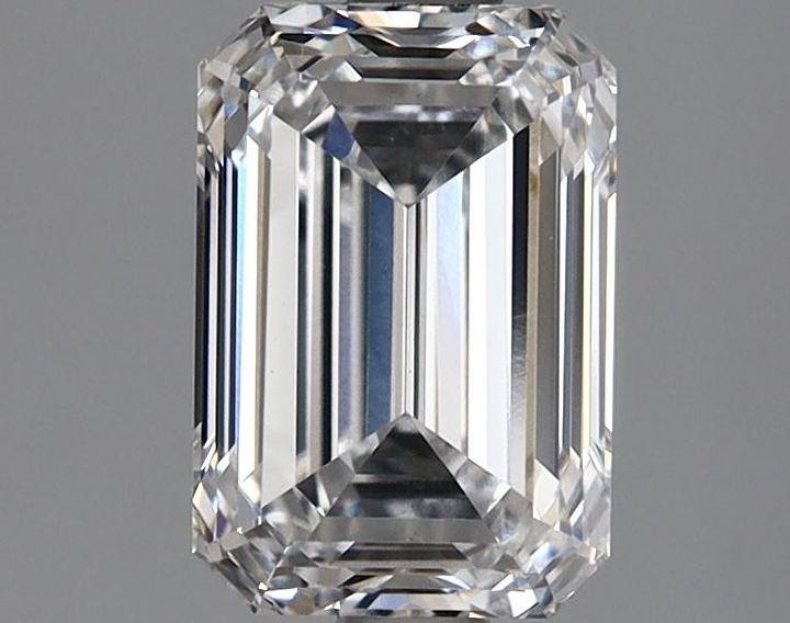 1.69 Carat Emerald Shaped Ideal Cut VS1 IGI Certified Lab Grown Diamond