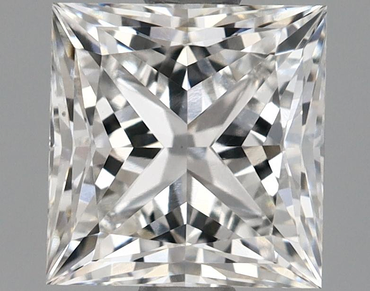 1.39 Carat Princess Shaped Ideal Cut VVS2 IGI Certified Lab Grown Diamond