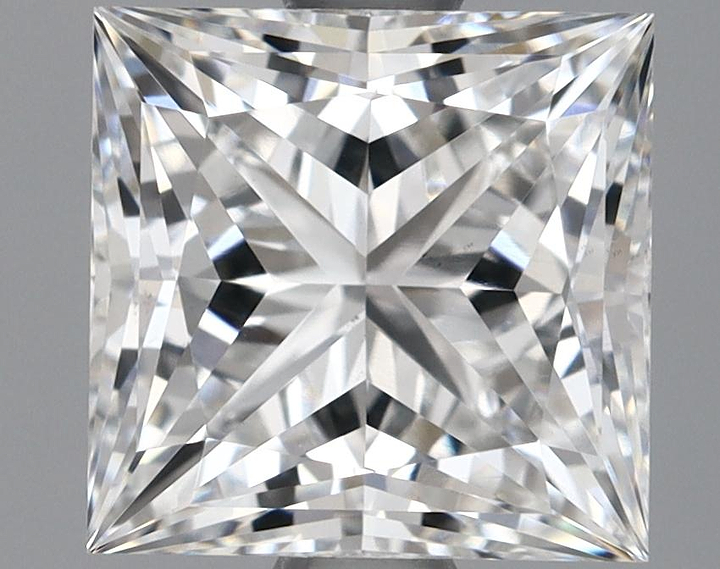 1.69 Carat Princess Shaped Ideal Cut VS2 IGI Certified Lab Grown Diamond
