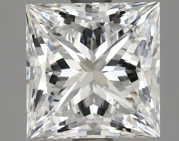 1.88 Carat Princess Shaped Ideal Cut VS1 IGI Certified Lab Grown Diamond