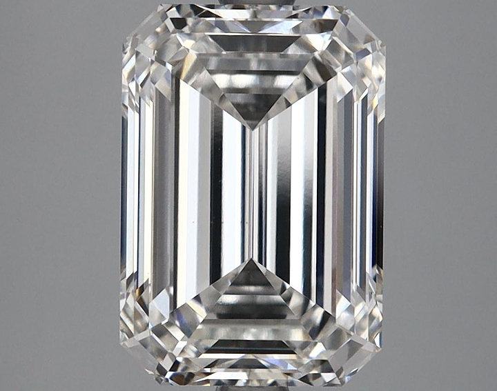 3.86 Carat Emerald Shaped Ideal Cut VS1 IGI Certified Lab Grown Diamond