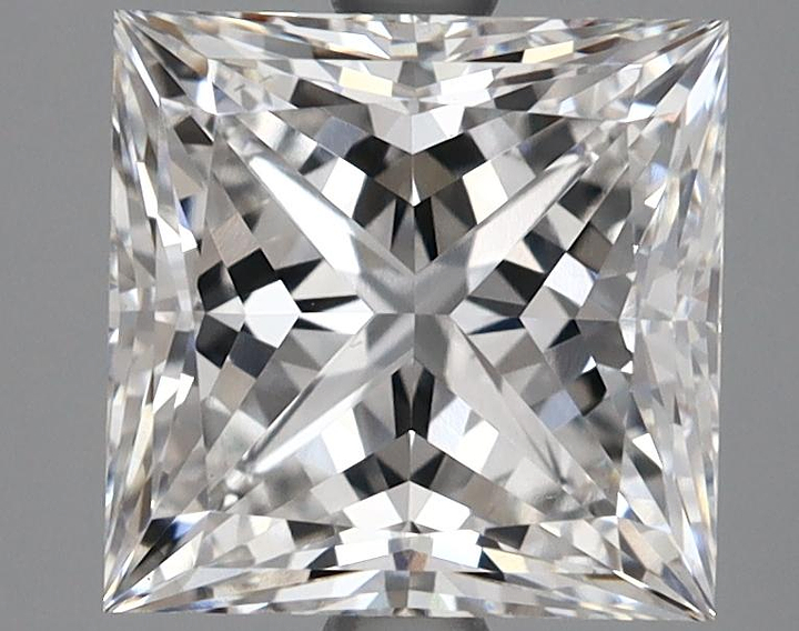 3.12 Carat Princess Shaped Ideal Cut VS1 IGI Certified Lab Grown Diamond