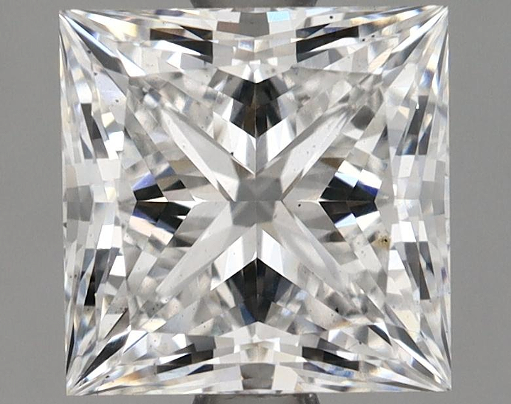1.67 Carat Princess Shaped Ideal Cut VS2 IGI Certified Lab Grown Diamond