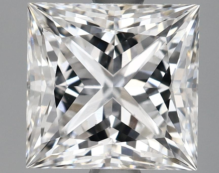 2.14 Carat Princess Shaped Ideal Cut VS1 IGI Certified Lab Grown Diamond