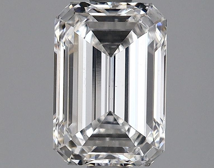 1.69 Carat Emerald Shaped Ideal Cut VS1 IGI Certified Lab Grown Diamond