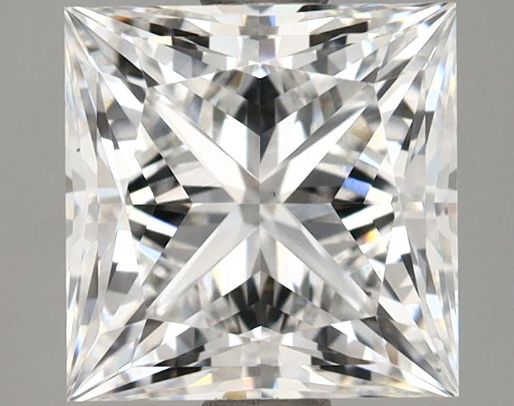 1.68 Carat Princess Shaped Ideal Cut VS1 IGI Certified Lab Grown Diamond