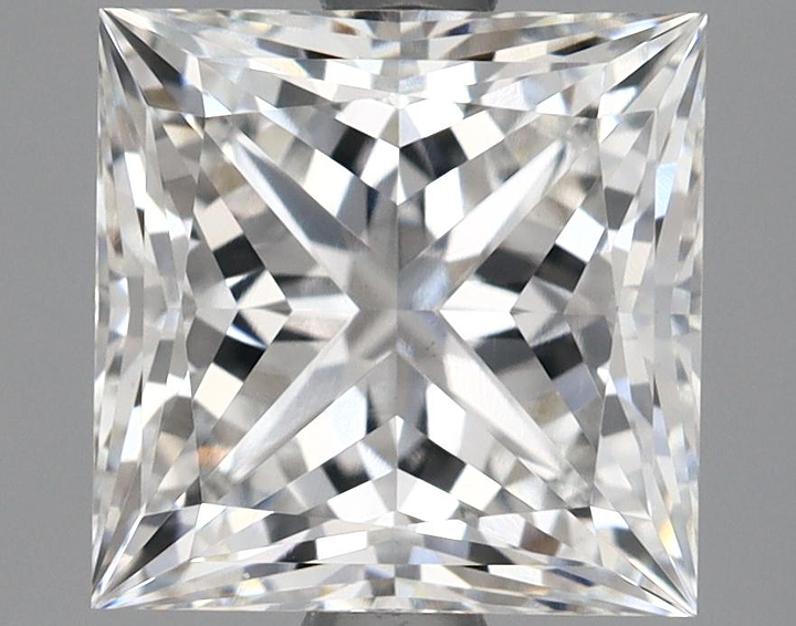 2.19 Carat Princess Shaped Ideal Cut VS1 IGI Certified Lab Grown Diamond