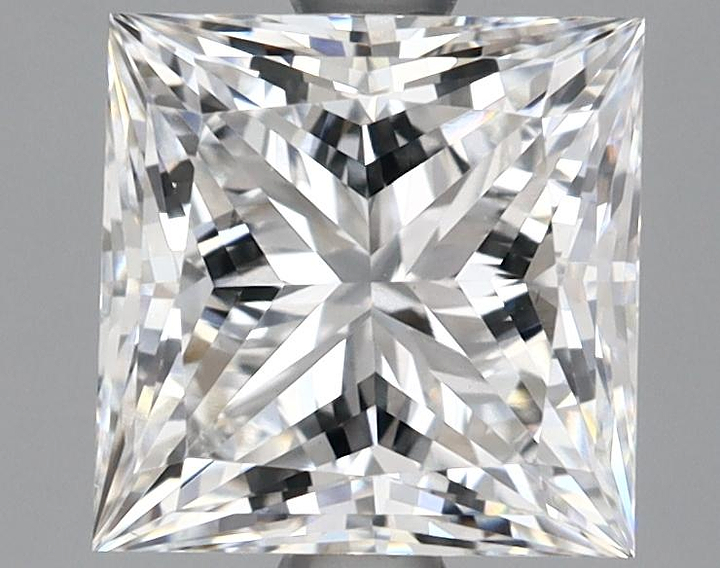 2.19 Carat Princess Shaped Ideal Cut VS2 IGI Certified Lab Grown Diamond
