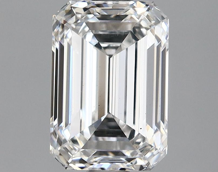 1.68 Carat Emerald Shaped Ideal Cut VS2 IGI Certified Lab Grown Diamond