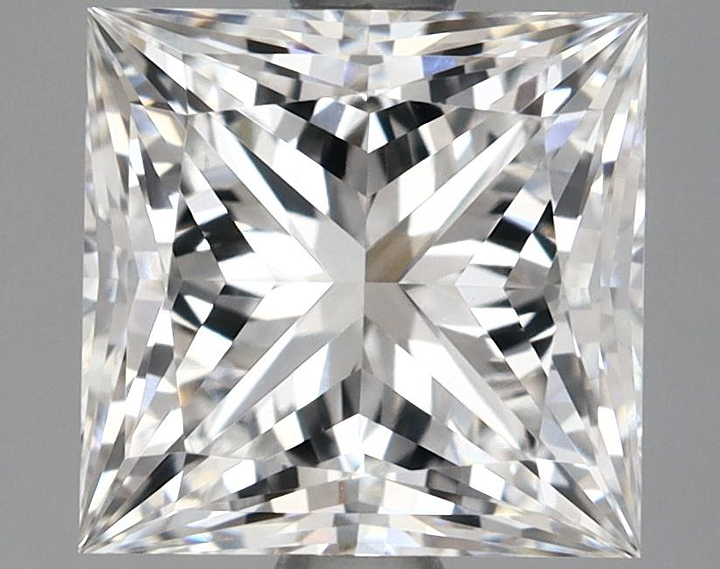 2.19 Carat Princess Shaped Ideal Cut VVS2 IGI Certified Lab Grown Diamond
