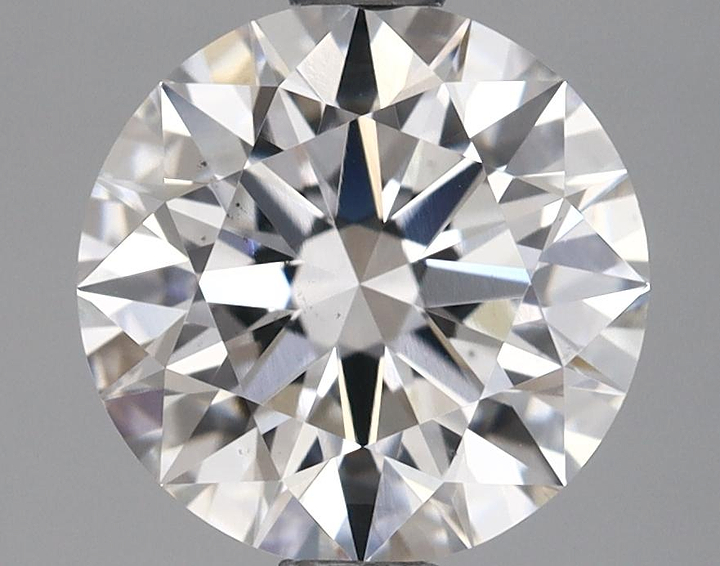 1.69 Carat Round Shaped Ideal Cut VS2 IGI Certified Lab Grown Diamond