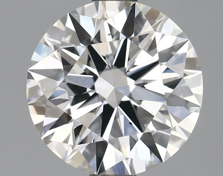 1.87 Carat Round Shaped Ideal Cut VS2 IGI Certified Lab Grown Diamond