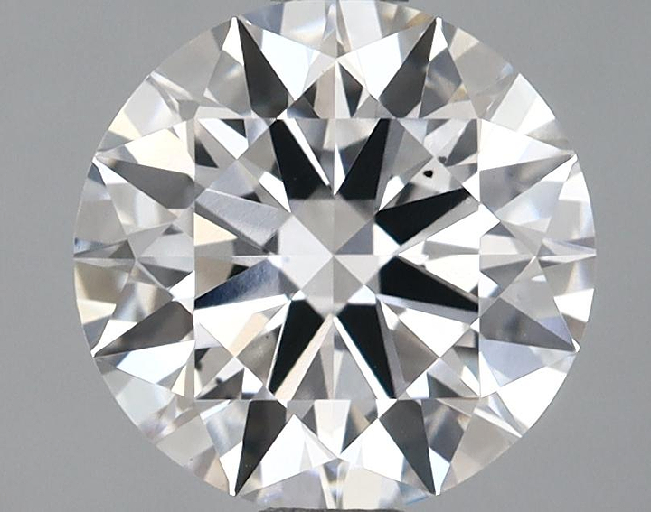 1.69 Carat Round Shaped Ideal Cut VS2 IGI Certified Lab Grown Diamond