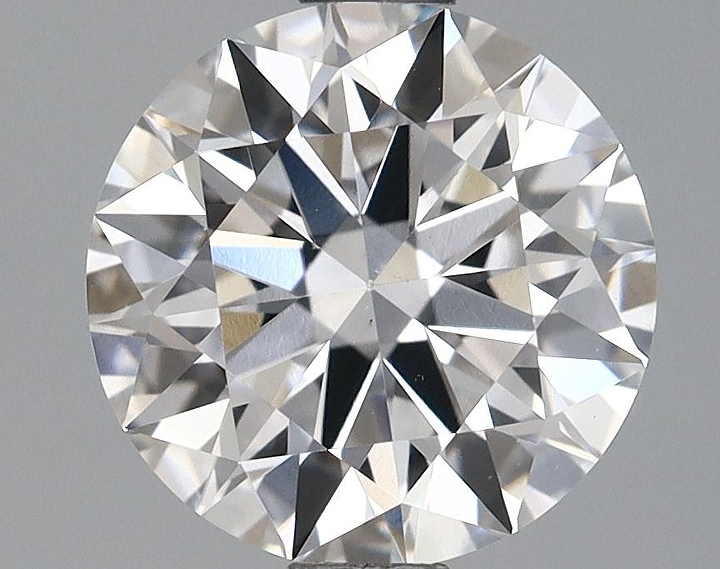 1.63 Carat Round Shaped Ideal Cut VS1 IGI Certified Lab Grown Diamond