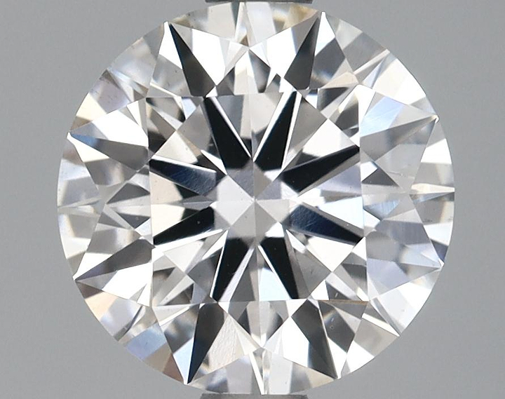 1.69 Carat Round Shaped Ideal Cut VS2 IGI Certified Lab Grown Diamond