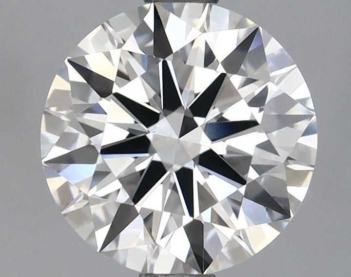 1.69 Carat Round Shaped Ideal Cut VVS2 IGI Certified Lab Grown Diamond