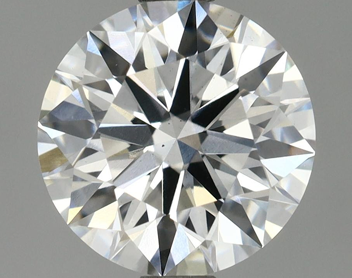 1.69 Carat Round Shaped Ideal Cut VS2 IGI Certified Lab Grown Diamond