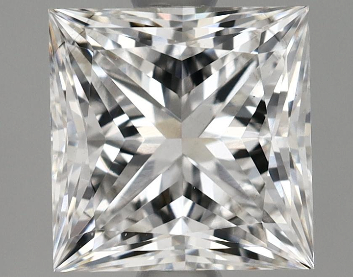 1.69 Carat Princess Shaped Ideal Cut VS2 IGI Certified Lab Grown Diamond