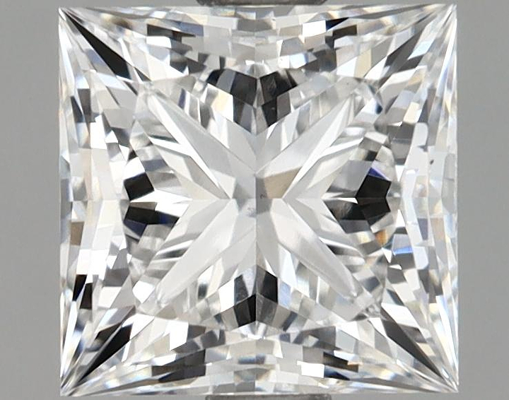 1.68 Carat Princess Shaped Ideal Cut VS1 IGI Certified Lab Grown Diamond