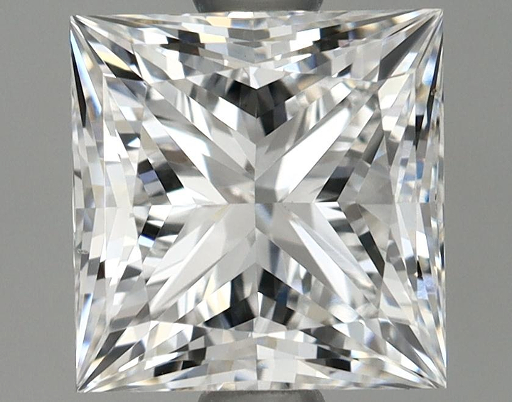 1.69 Carat Princess Shaped Ideal Cut VVS2 IGI Certified Lab Grown Diamond