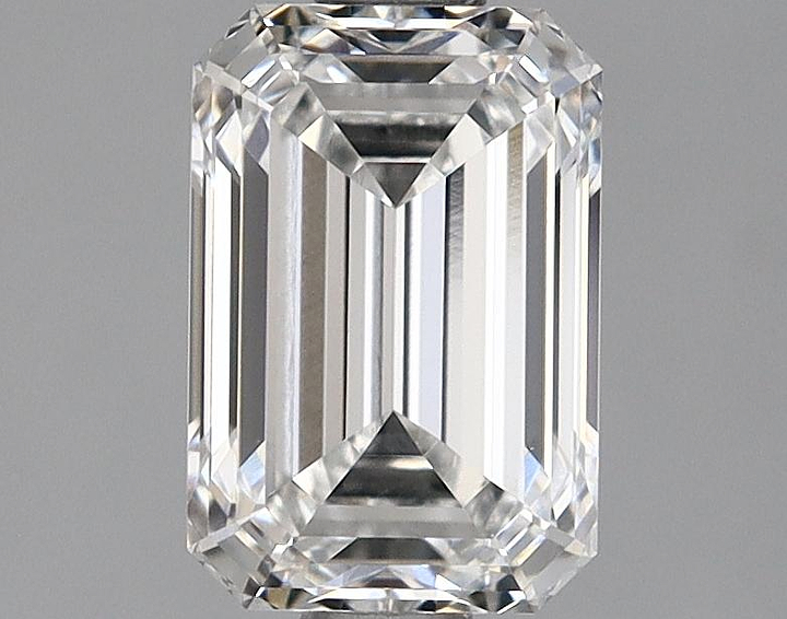 1.32 Carat Emerald Shaped Ideal Cut VVS2 IGI Certified Lab Grown Diamond