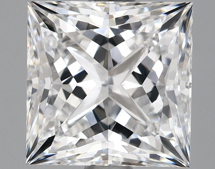 2.19 Carat Princess Shaped Ideal Cut VVS2 IGI Certified Lab Grown Diamond