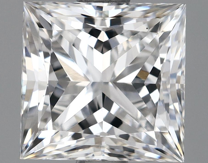 1.69 Carat Princess Shaped Ideal Cut VS1 IGI Certified Lab Grown Diamond