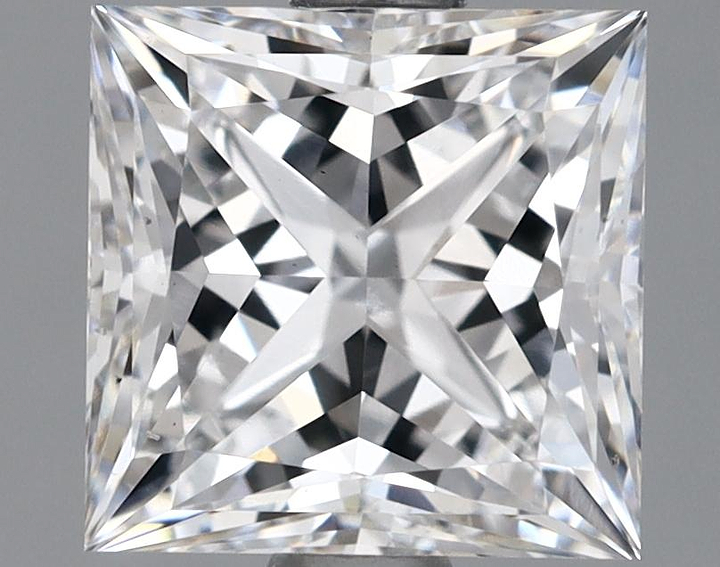 1.69 Carat Princess Shaped Ideal Cut VS1 IGI Certified Lab Grown Diamond