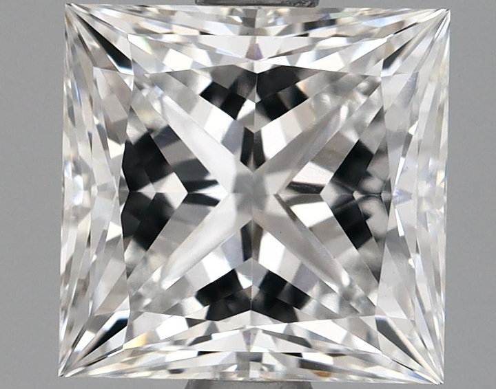 1.68 Carat Princess Shaped Ideal Cut VS1 IGI Certified Lab Grown Diamond