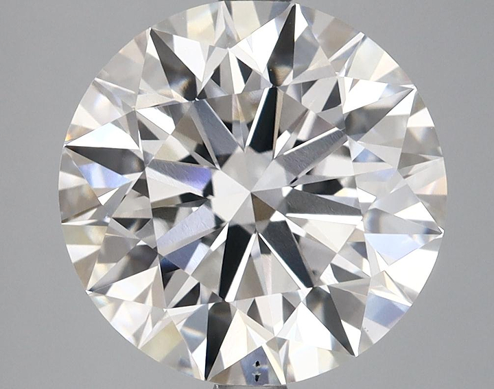 4.88 Carat Round Shaped Ideal Cut VS2 IGI Certified Lab Grown Diamond