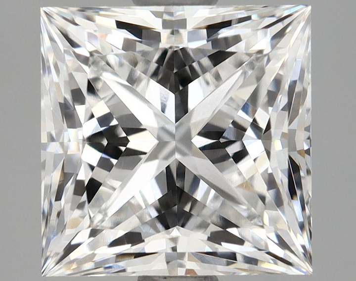 2.19 Carat Princess Shaped Ideal Cut VVS2 IGI Certified Lab Grown Diamond