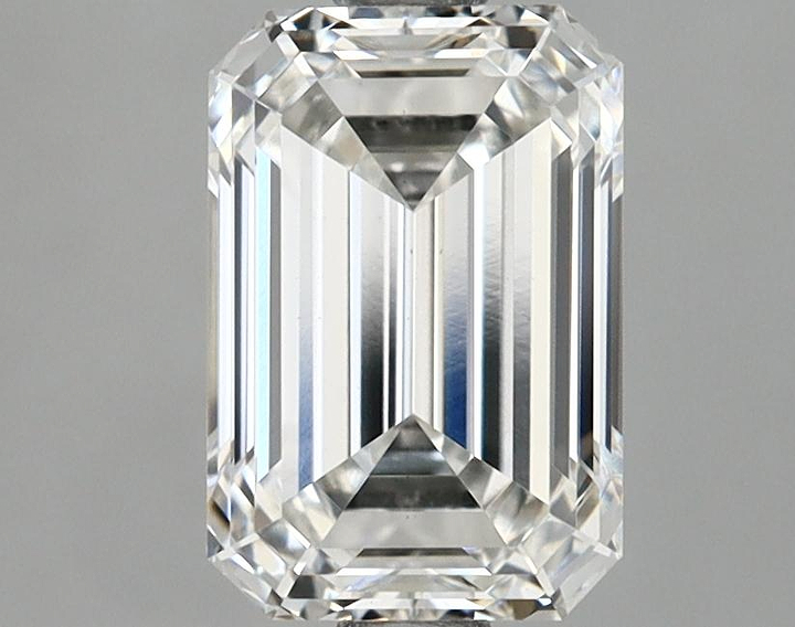 2.08 Carat Emerald Shaped Excellent Cut VVS2 IGI Certified Lab Grown Diamond