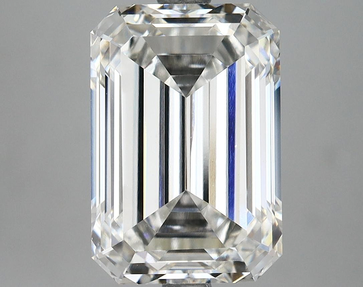 4.74 Carat Emerald Shaped Ideal Cut VVS2 IGI Certified Lab Grown Diamond