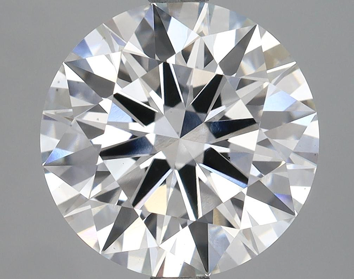3.81 Carat Round Shaped Ideal Cut VS2 IGI Certified Lab Grown Diamond