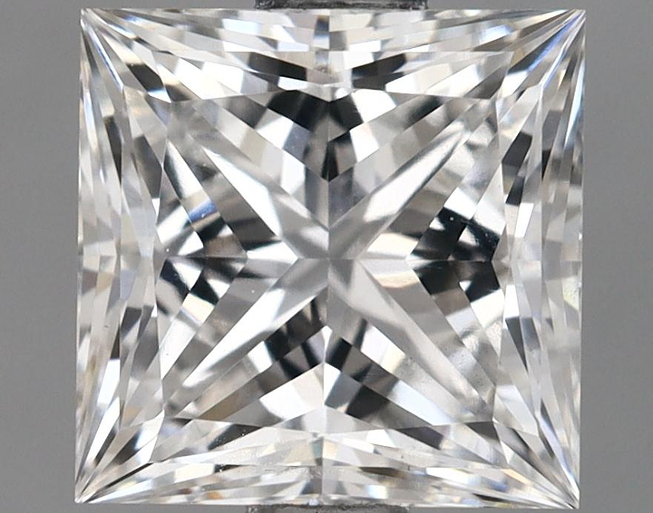 1.69 Carat Princess Shaped Ideal Cut VS1 IGI Certified Lab Grown Diamond
