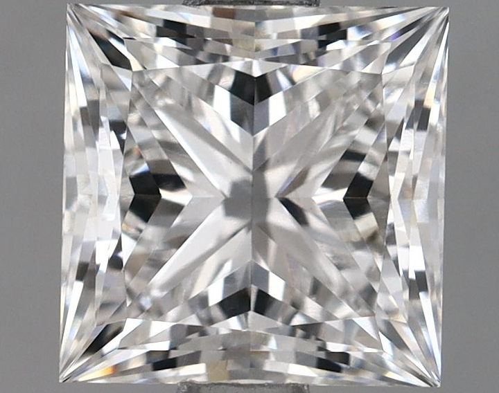 1.46 Carat Princess Shaped Ideal Cut VVS2 IGI Certified Lab Grown Diamond