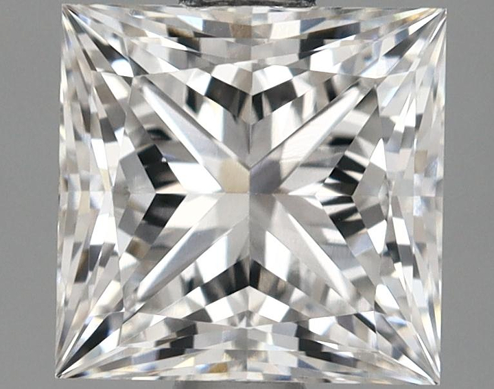 1.39 Carat Princess Shaped Ideal Cut VVS2 IGI Certified Lab Grown Diamond