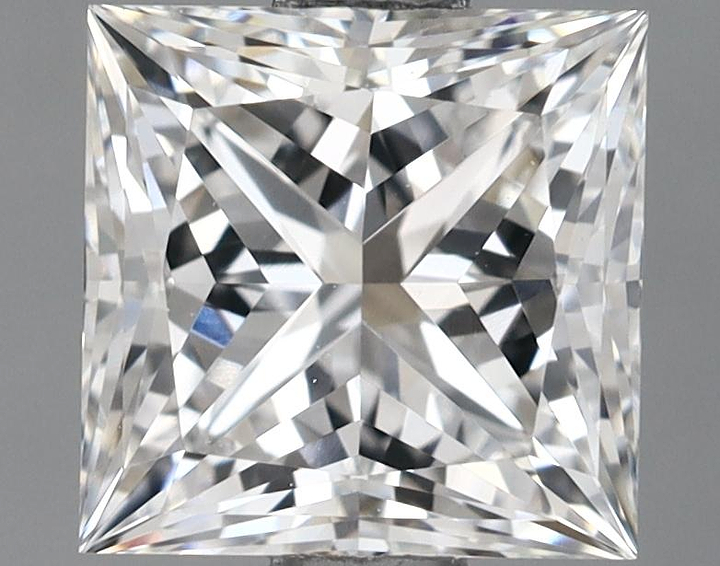 1.43 Carat Princess Shaped Ideal Cut VVS2 IGI Certified Lab Grown Diamond
