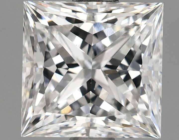 1.69 Carat Princess Shaped Ideal Cut VS1 IGI Certified Lab Grown Diamond